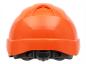 Preview: Nitras Head Protect 9500 Schutzhelm mit Größenregulierung und Kinnriemen, orange